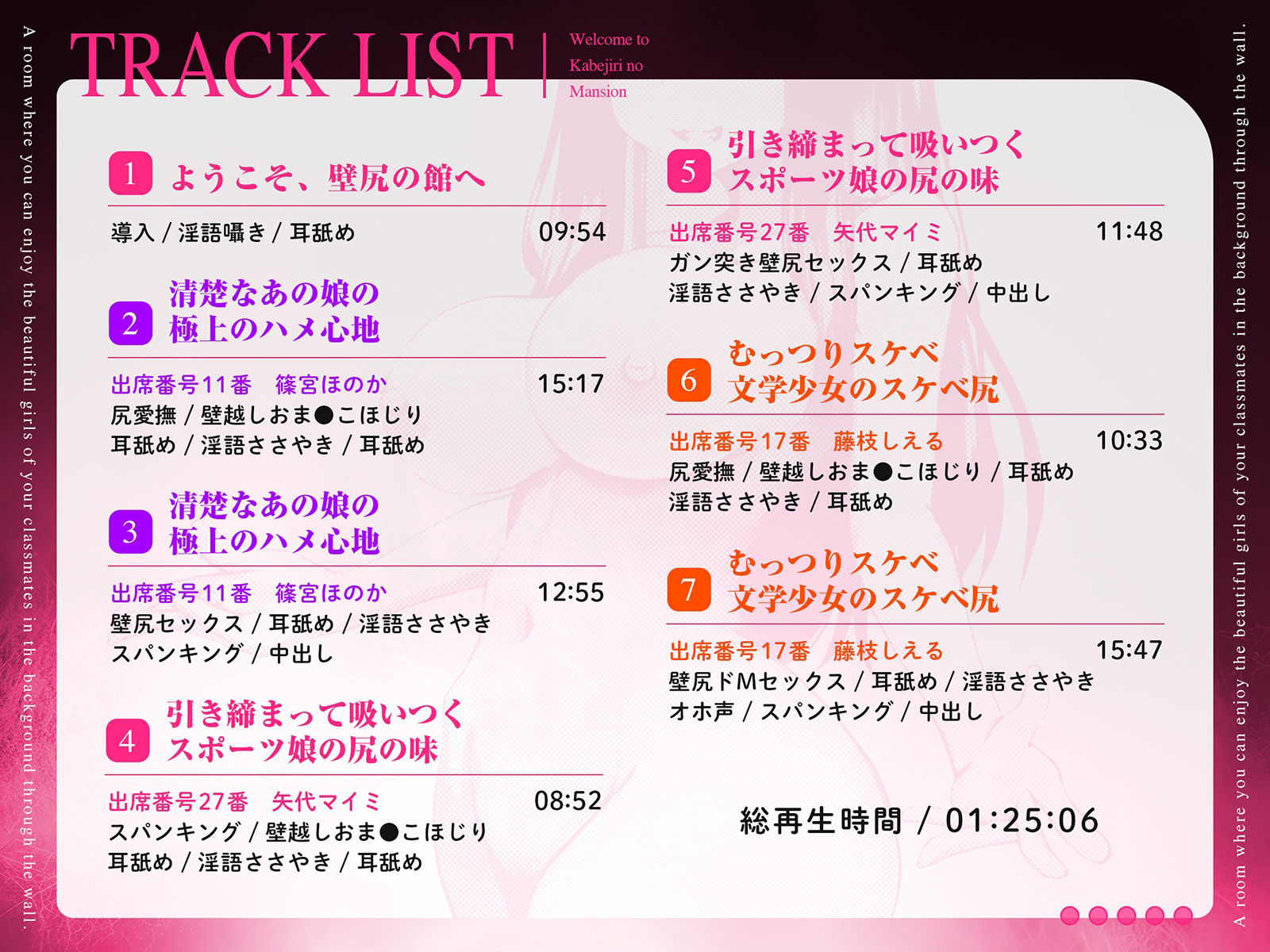 【壁尻】［背徳感MAX］壁尻の館へようこそ〜クラスメイトの美少女たちを壁越しにバックで堪能できる部屋〜【ヤリたい放題】 サンプル3ページ目