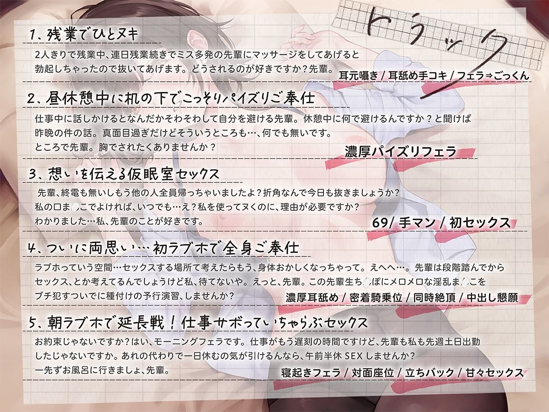先輩のためなら何でもシます。 〜ダウナー後輩の甘々ご奉仕〜 サンプル3ページ目