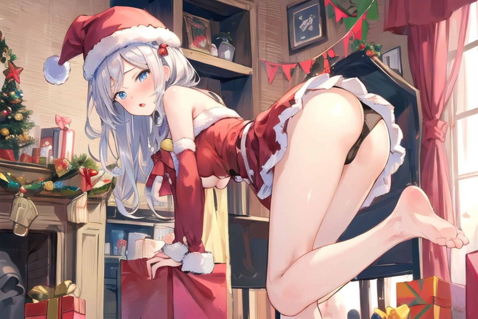 和風メイドカフェのクリスマス、世話焼きで嫉妬深い妹にせまられて… サンプル3ページ目