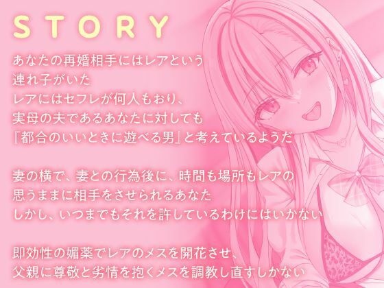 再婚した女性の連れ子はビッチギャルでした。〜生意気性欲ムンムン娘をわからせTIME〜 サンプル3ページ目