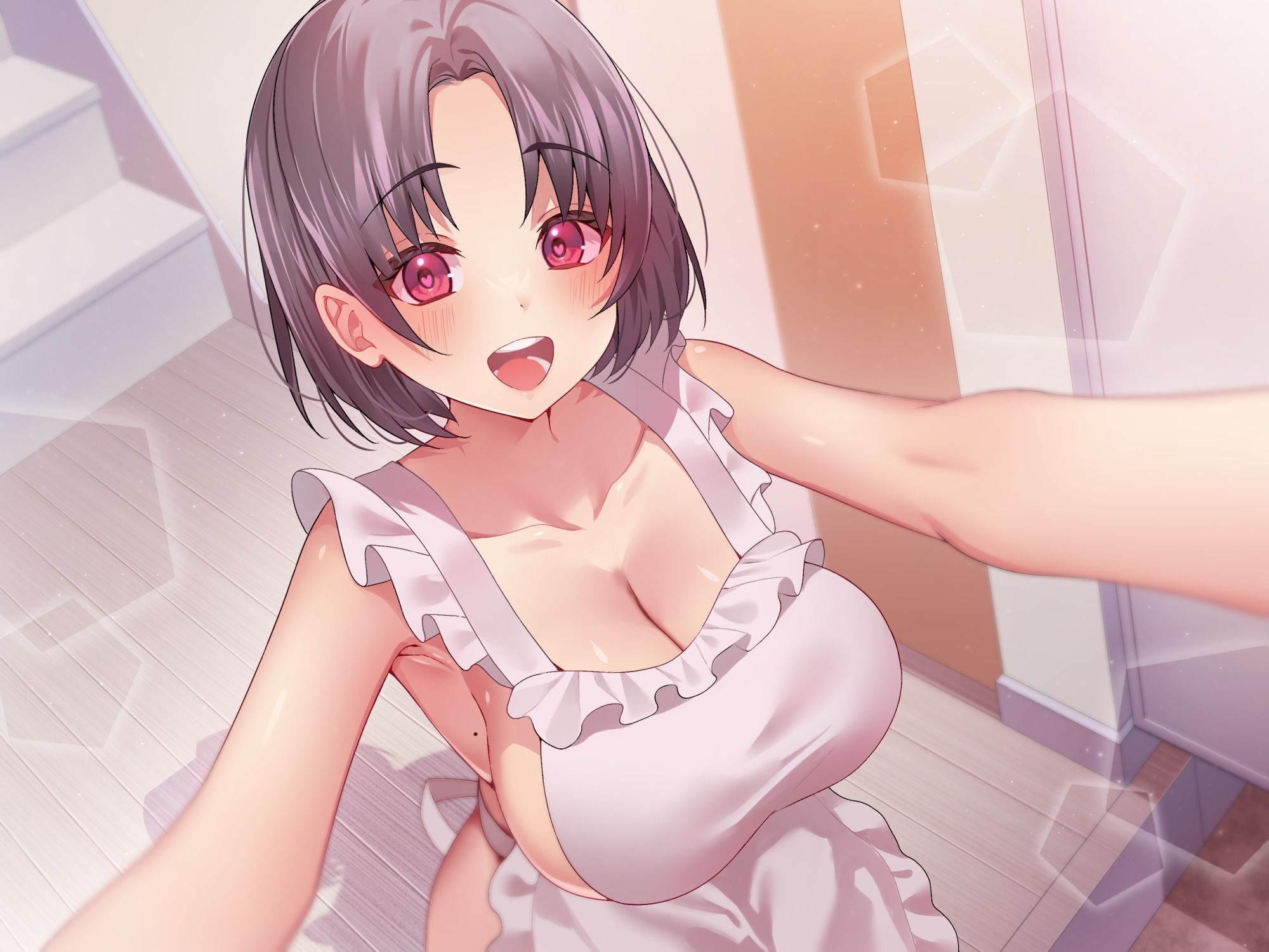 新妻による旦那とイチャラブ大作戦！〜精のつくモノと裸エプロンで誘惑子作りエッチ〜 サンプル1ページ目
