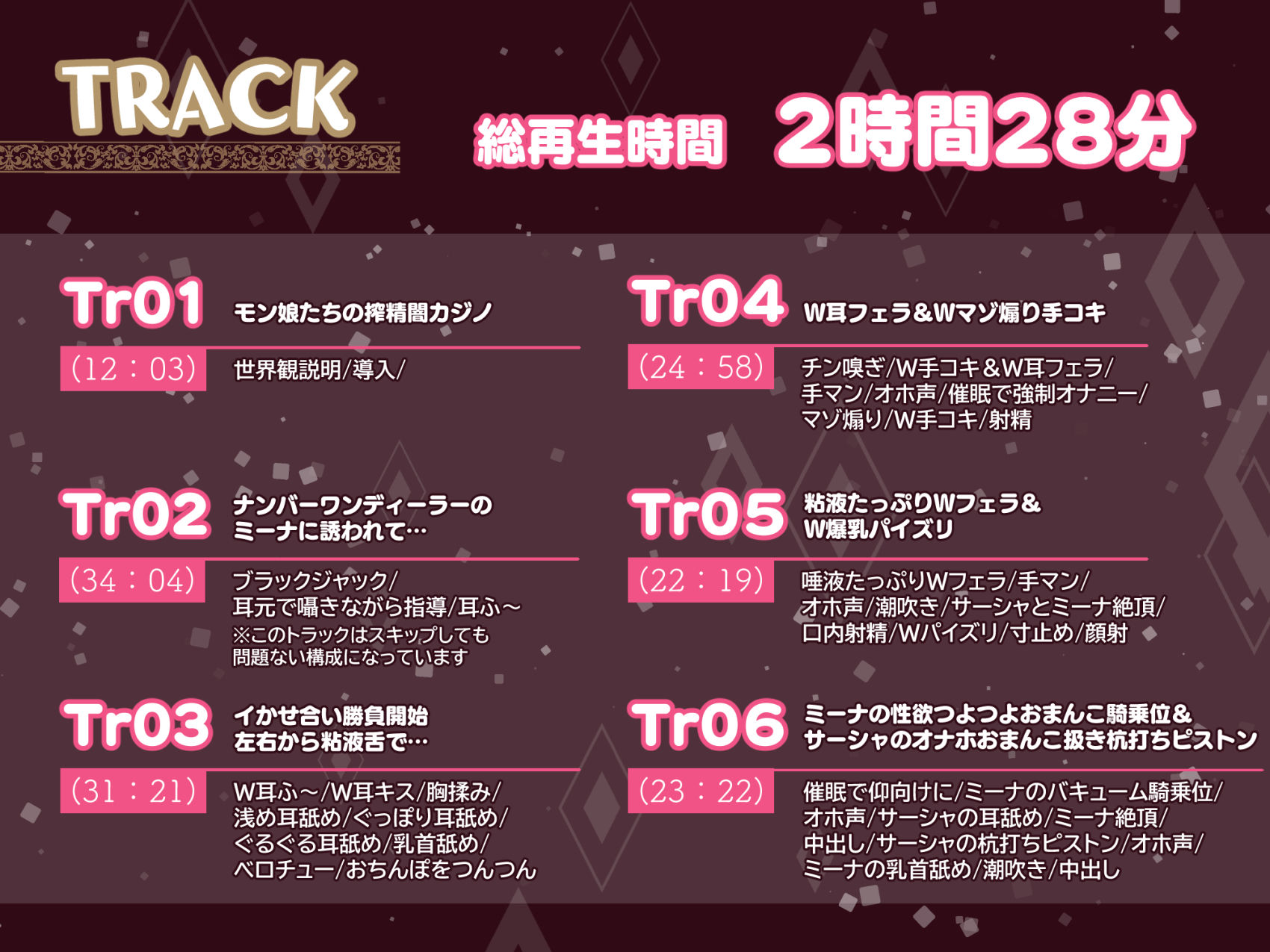 【W舌技×Wオホ】モン娘闇カジノ〜いじわる兎娘とダウナー系ゴーレム娘の搾精種馬計画♪〜 サンプル5ページ目