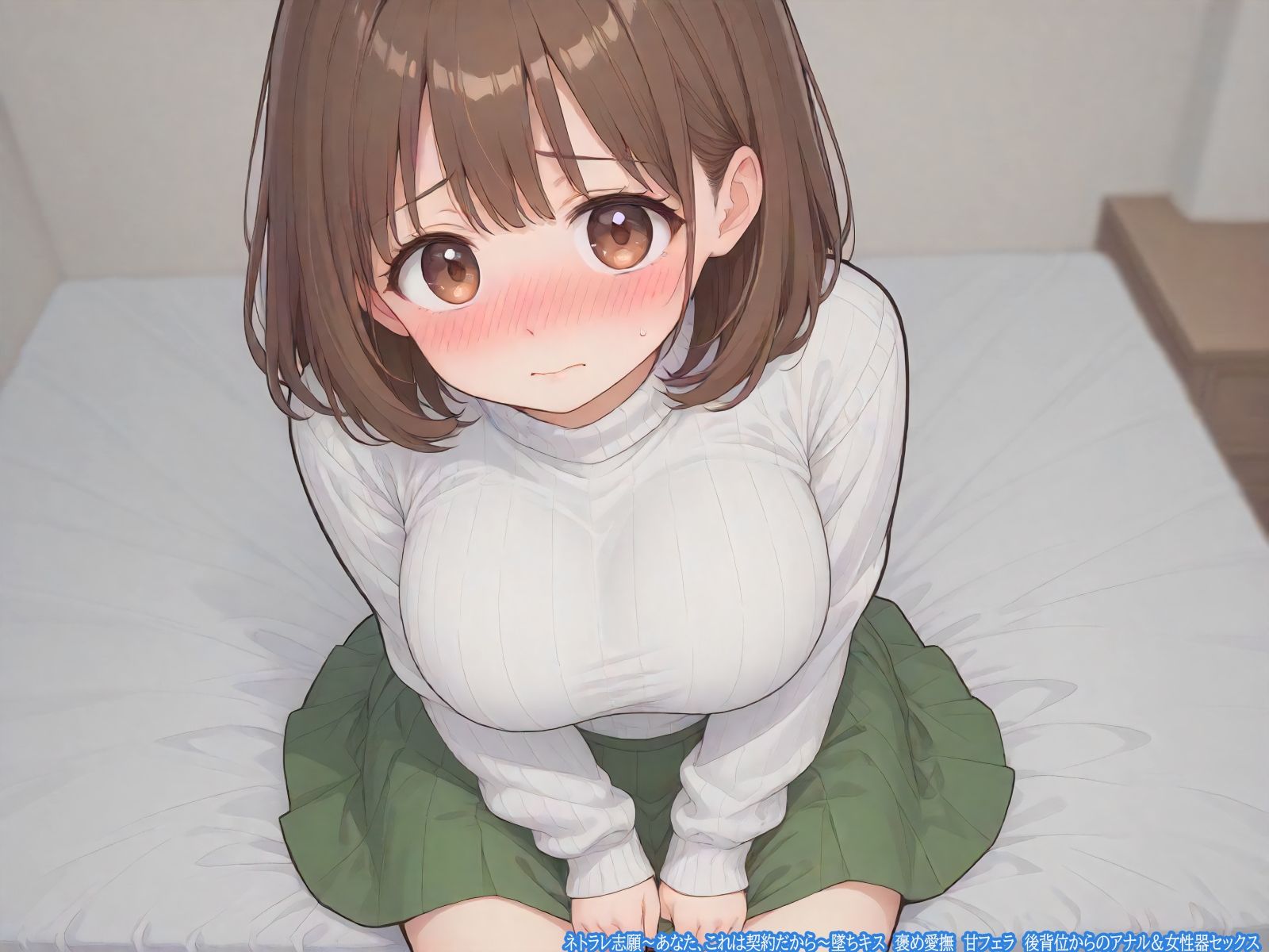 ネトラレ志願〜あなた、これは契約だから〜墜ちキス  褒め愛撫  甘フェラ  後背位からのアナル＆女性器セックス サンプル4ページ目