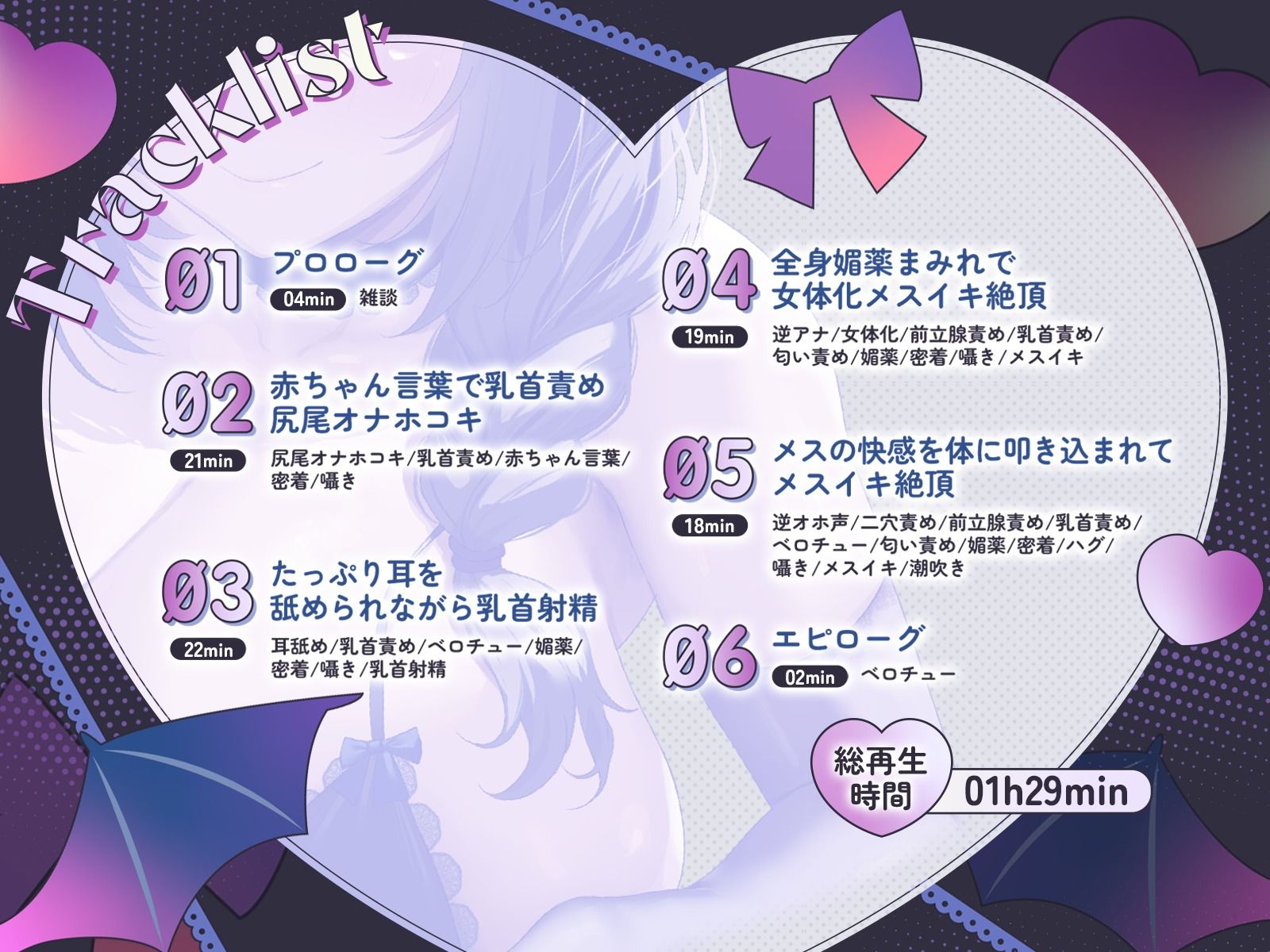 低音ボイスのサキュバスママによるあまあま乳首愛撫で女体化メスイキ絶頂 サンプル2ページ目