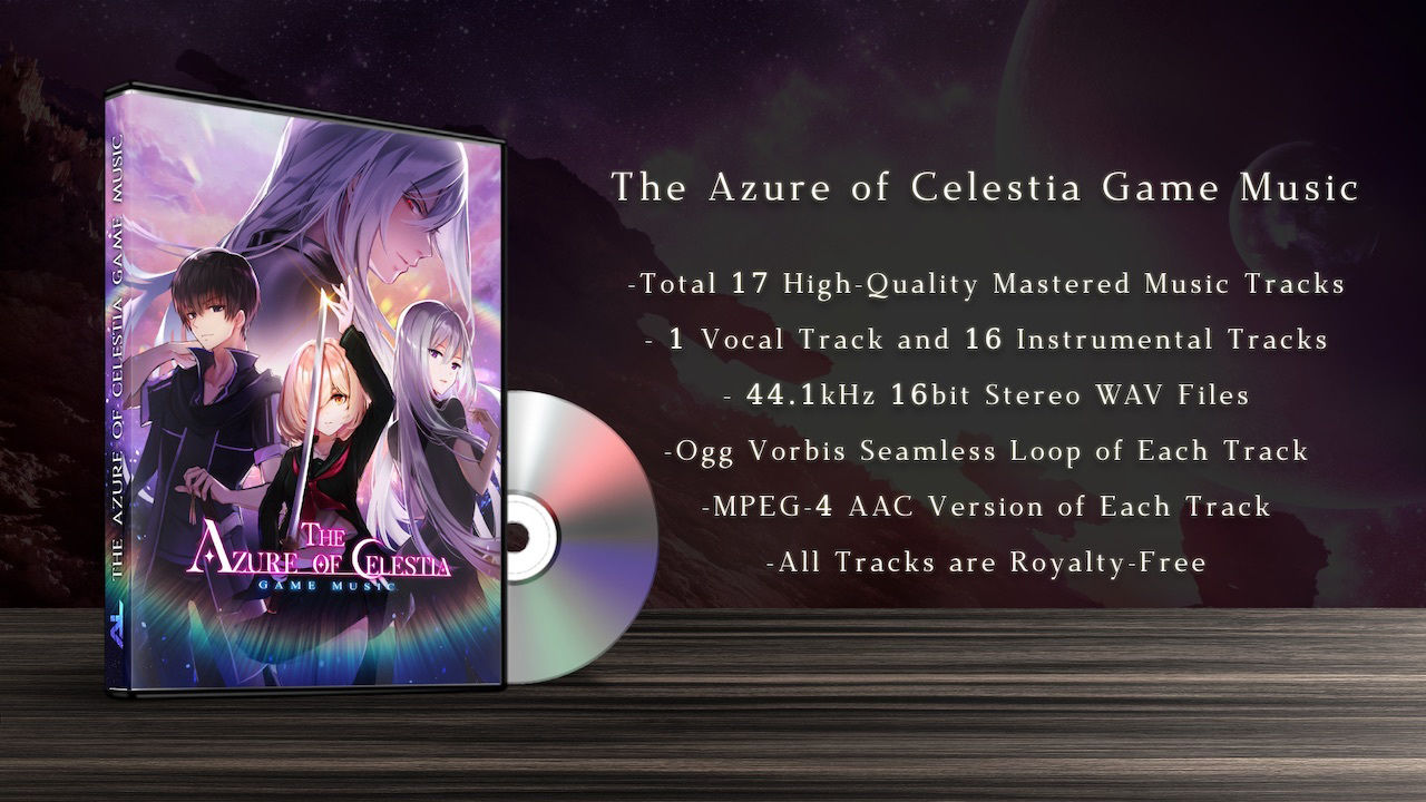 【BGM素材】The Azure of Celestia Game Music サンプル2ページ目