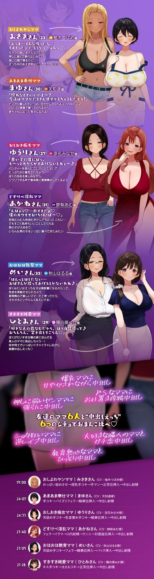 ☆たっぷり6キャラ☆即ママっ！〜サクッとおまんこしてくれる友達のママ〜 サンプル1ページ目