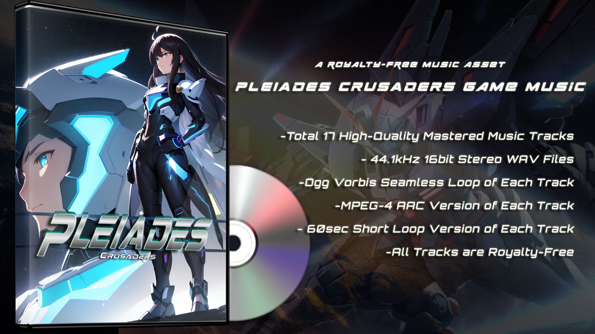 【BGM素材】Pleiades Crusaders Game Music サンプル1ページ目