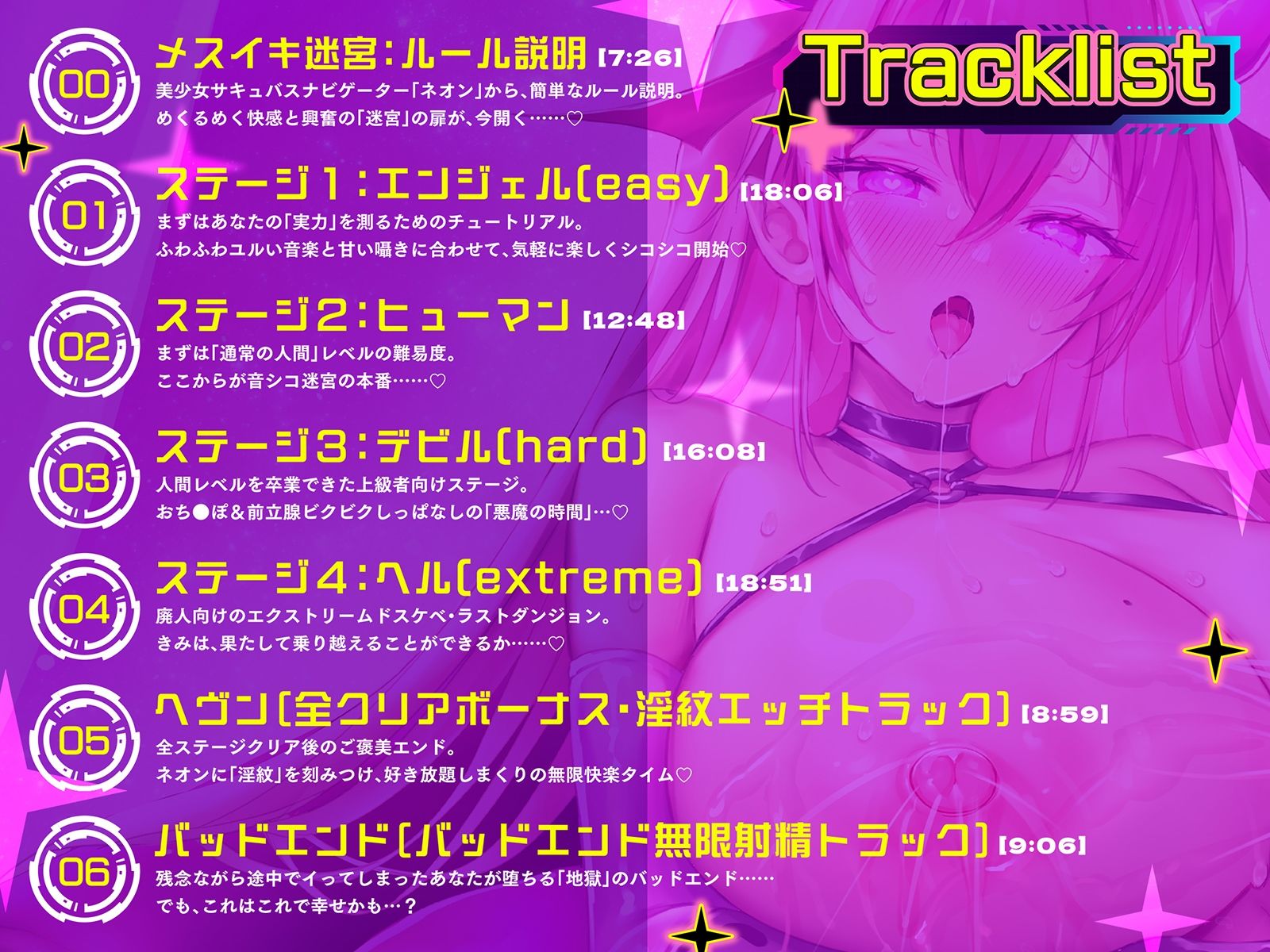 【オナサポ音ゲー】音シコ！メスイキ迷宮〜前立腺オナ感度までチートLV.アップしてしまう究極のシコゲー〜【動画ゲーム付き】 サンプル5ページ目