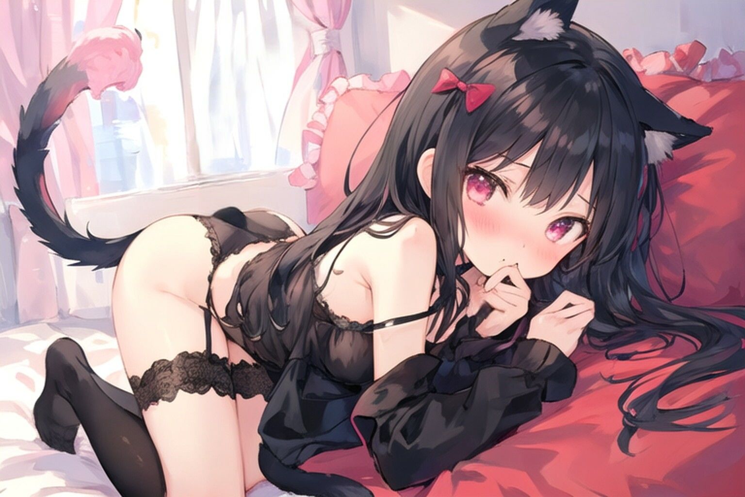 同棲している猫耳の女の子が、疲れたアナタにいっぱい甘えて、ちょっとイジワルに癒してくれる サンプル1ページ目