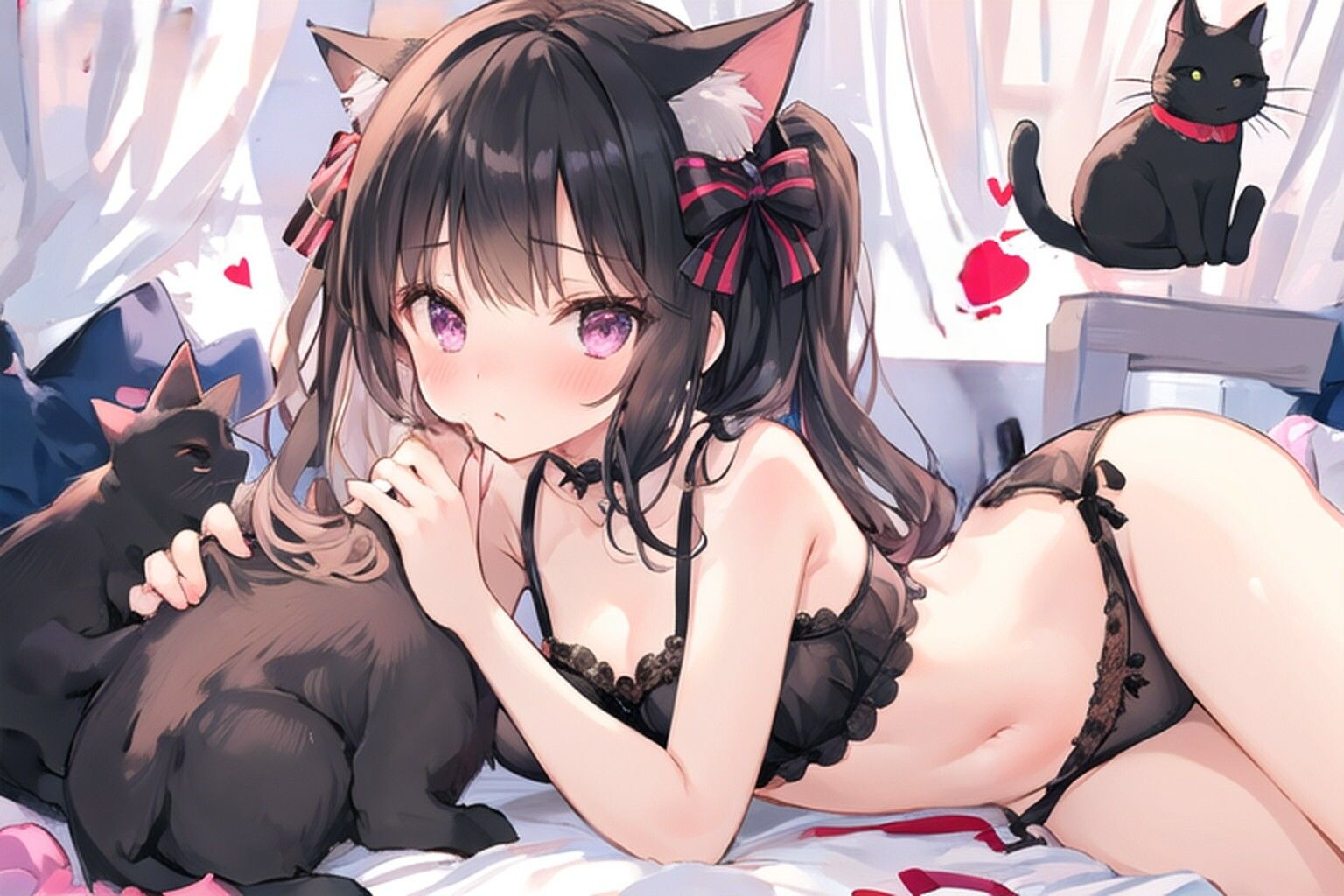 同棲している猫耳の女の子が、疲れたアナタにいっぱい甘えて、ちょっとイジワルに癒してくれる サンプル3ページ目