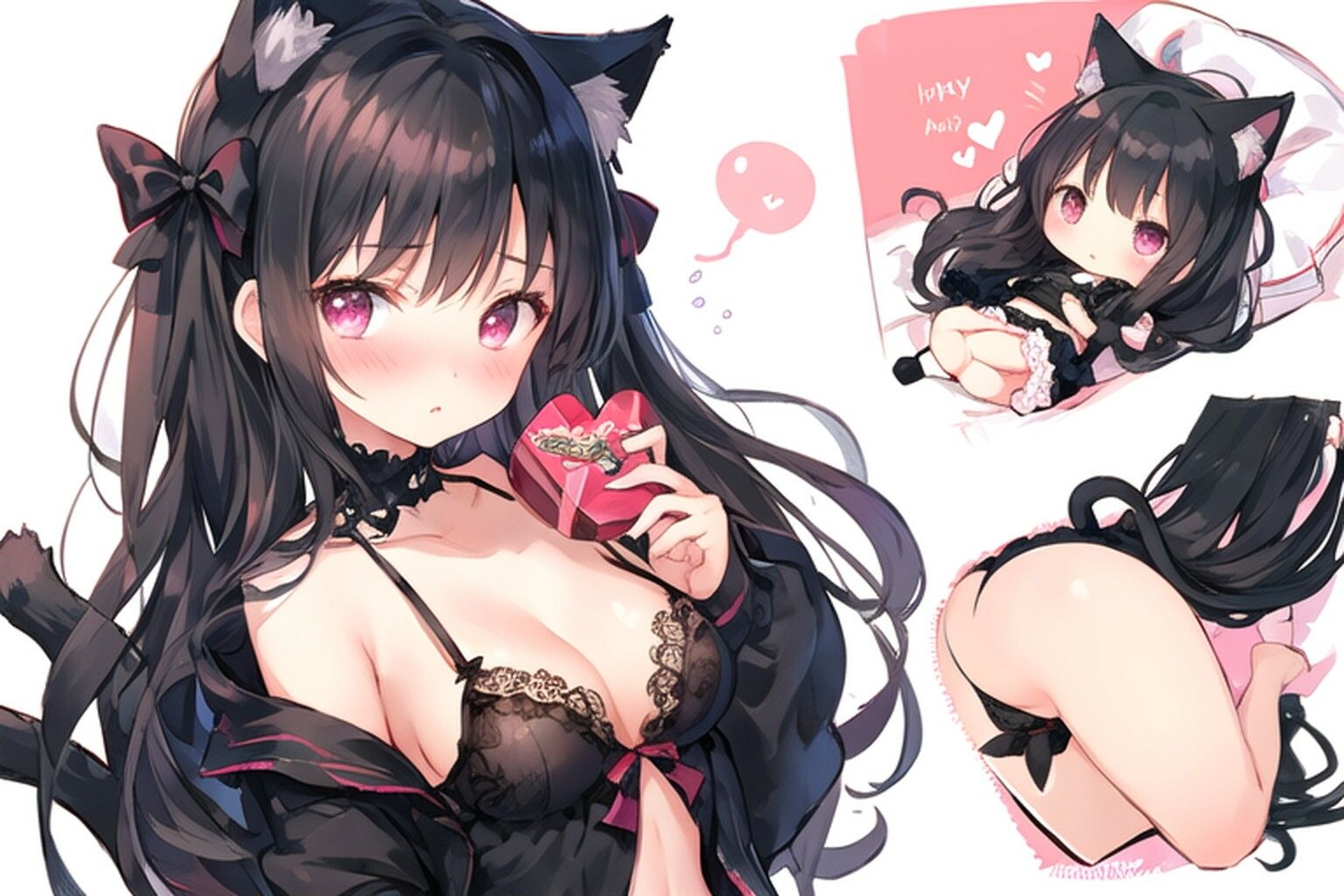 同棲している猫耳の女の子が、疲れたアナタにいっぱい甘えて、ちょっとイジワルに癒してくれる サンプル8ページ目