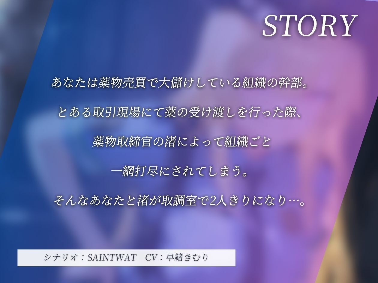 クールな●物取締官の取り調べでみっともなく射精させられる【KU100】 サンプル1ページ目