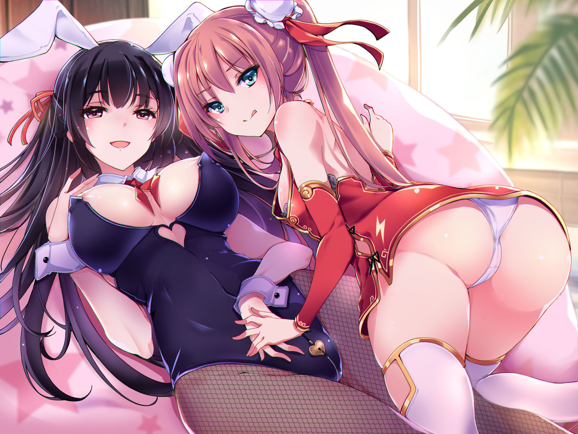 コスプレ姉妹のアピールタイム 〜第1回 あなたとオフパコ争奪戦〜 サンプル1ページ目