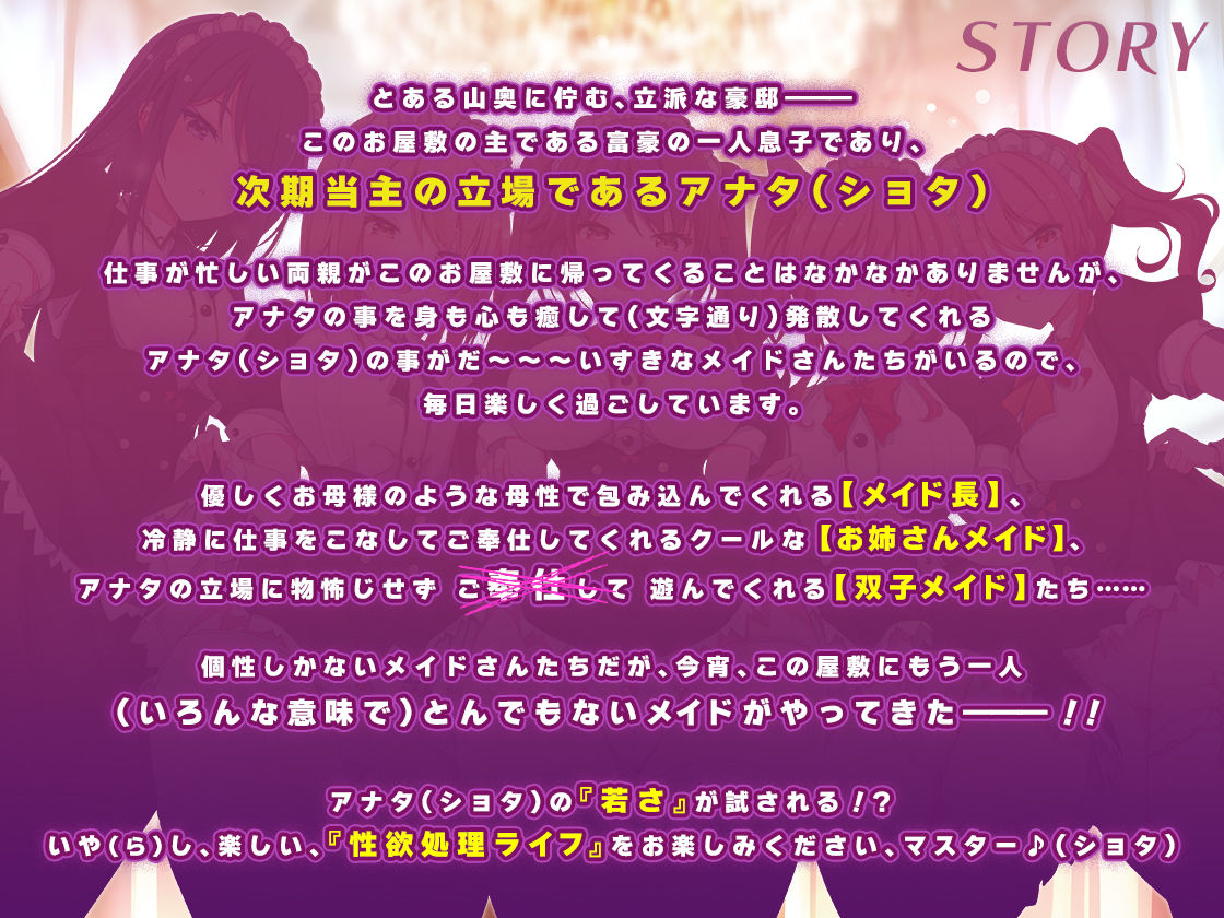 ドスケベメイドの本気（ガチ）エロハーレム 〜一滴残らず出してください♪〜 サンプル2ページ目
