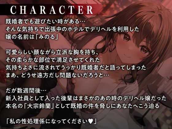 新人社員が先日利用したデリヘル嬢！？脅されて巨乳女子の性欲処理をする日々 サンプル2ページ目