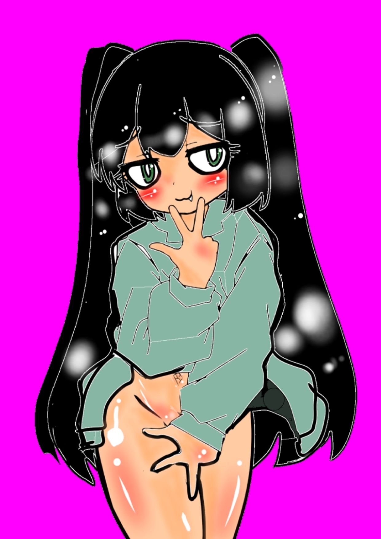 ♪みむかわ♪煽ってきた妹のクリトリスと乳首をを拷問し続けて、おほ声出させてデカクリと化した陰核を「おまめさん体操1年間」カードで負けた罰で♪初音ミク似ナイスtry サンプル2ページ目