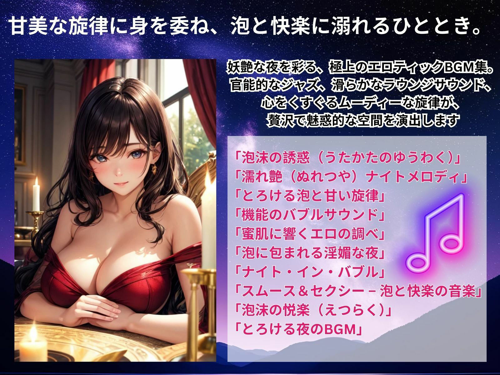 ソープランドBGMー泡の誘惑 〜エロティックBGMコレクション〜 サンプル1ページ目