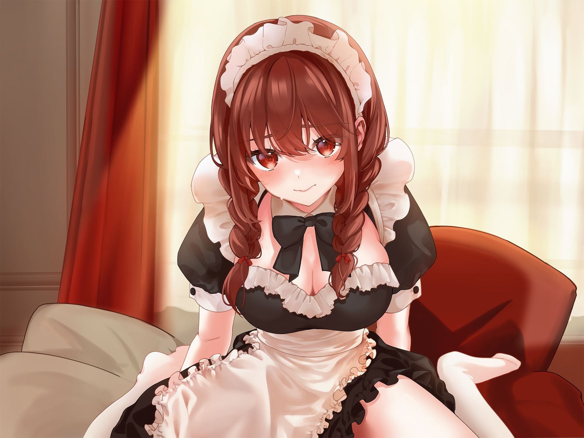 【CV:あさぎ】メイド服でご奉仕ですか？【シチュエーションボイス】 サンプル1ページ目