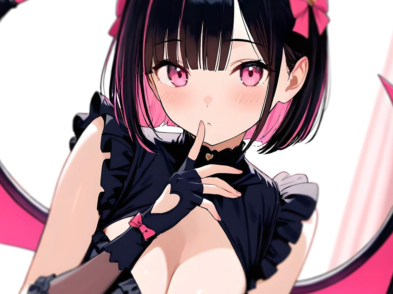 吸血鬼少女に眷属になるよう誘われ外で手コキされる【KU100】 サンプル2ページ目