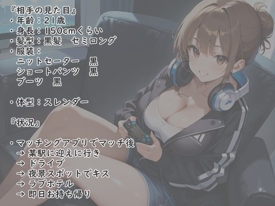 アプリで出会ったビッチギャルを出会って30分でラブホテルでセックス サンプル1ページ目