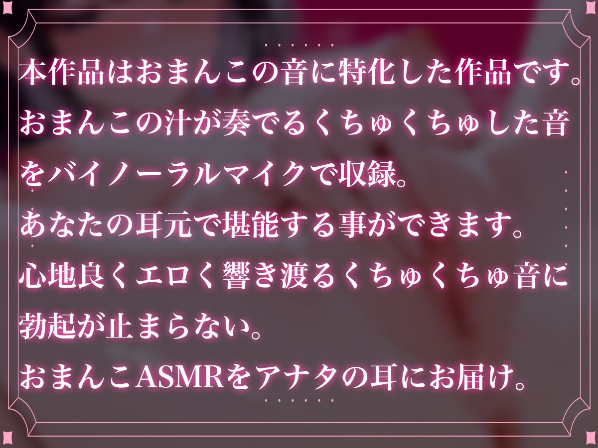 【おまんこの音完全特化】耳元のクチュ音が脳まで響くオナサポASMR【琥珀の羽】 サンプル2ページ目