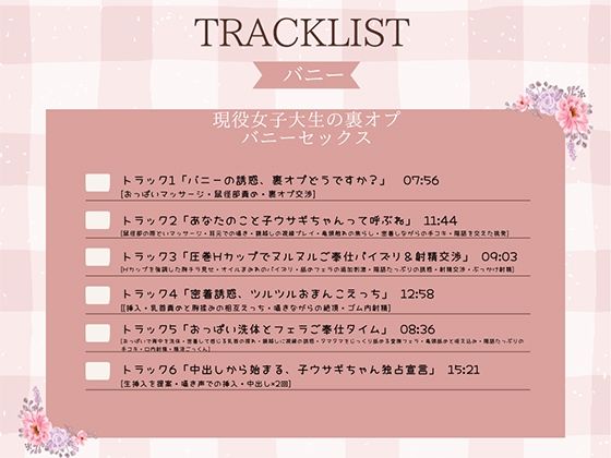 現役女子大生の裏オプバニーセックス〜ツルツルおまんこはいかがですか？〜 サンプル4ページ目