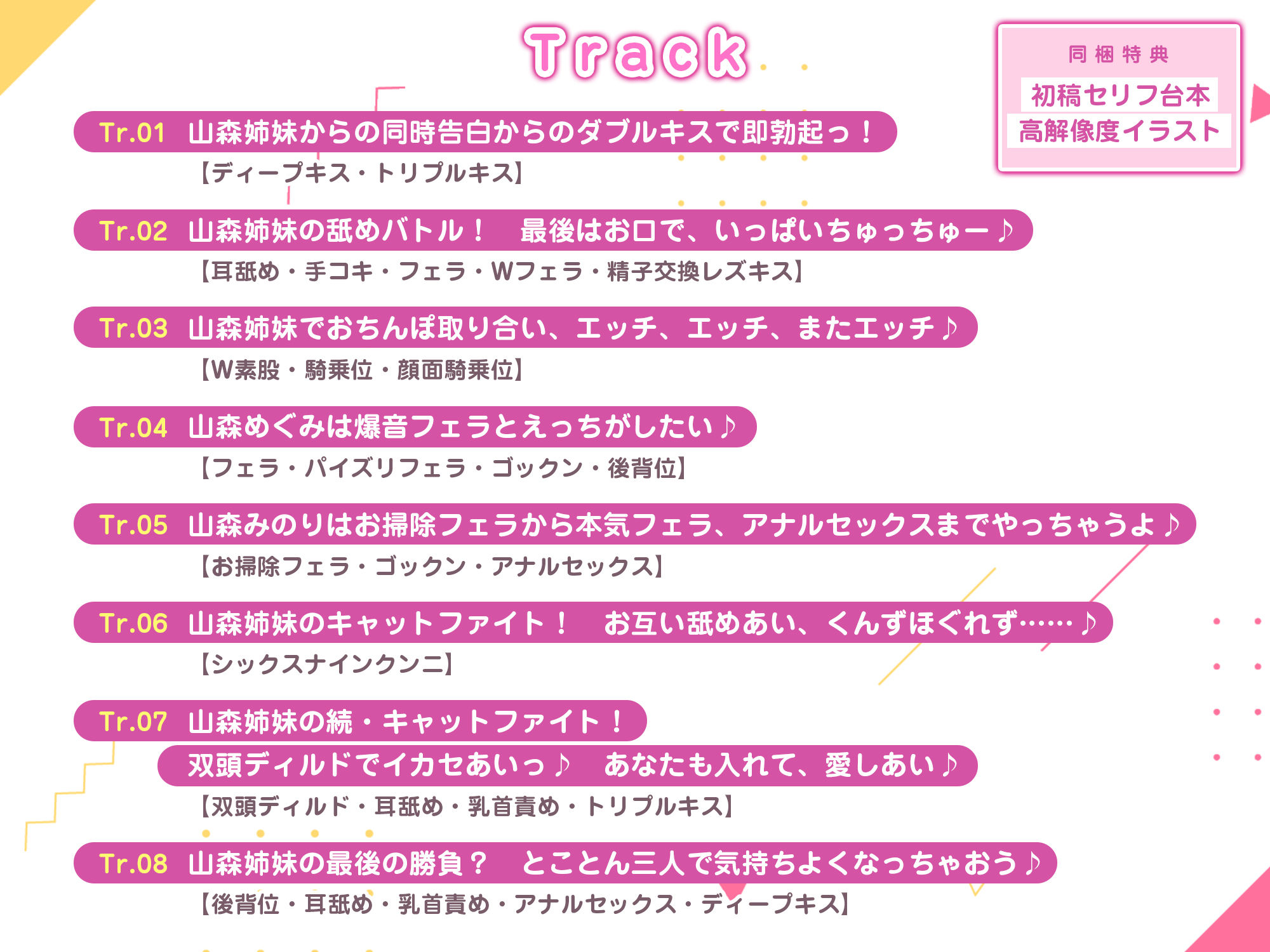 【W逆レ】双子姉妹JKのセックス合戦【完全男性受け】  〜どっちが気持ちいいか勝負したと思ったらレズセバトルに発展！？〜 サンプル4ページ目