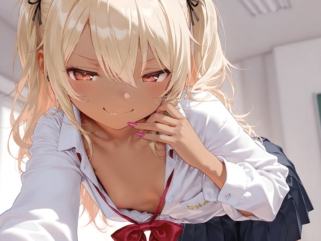 サキュバスJ〇ギャルにおちんぽをドリンクバーにされる【KU100】 サンプル2ページ目