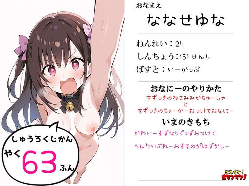 【鈴鳴りオナニー実演】それイケ！オマンマン！【七瀬ゆな】 サンプル1ページ目