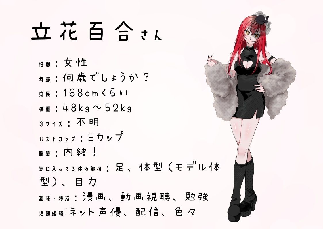 【同人声優】わたしのオナニー事情 No.42 立花百合【オナニーフリートーク】 サンプル2ページ目