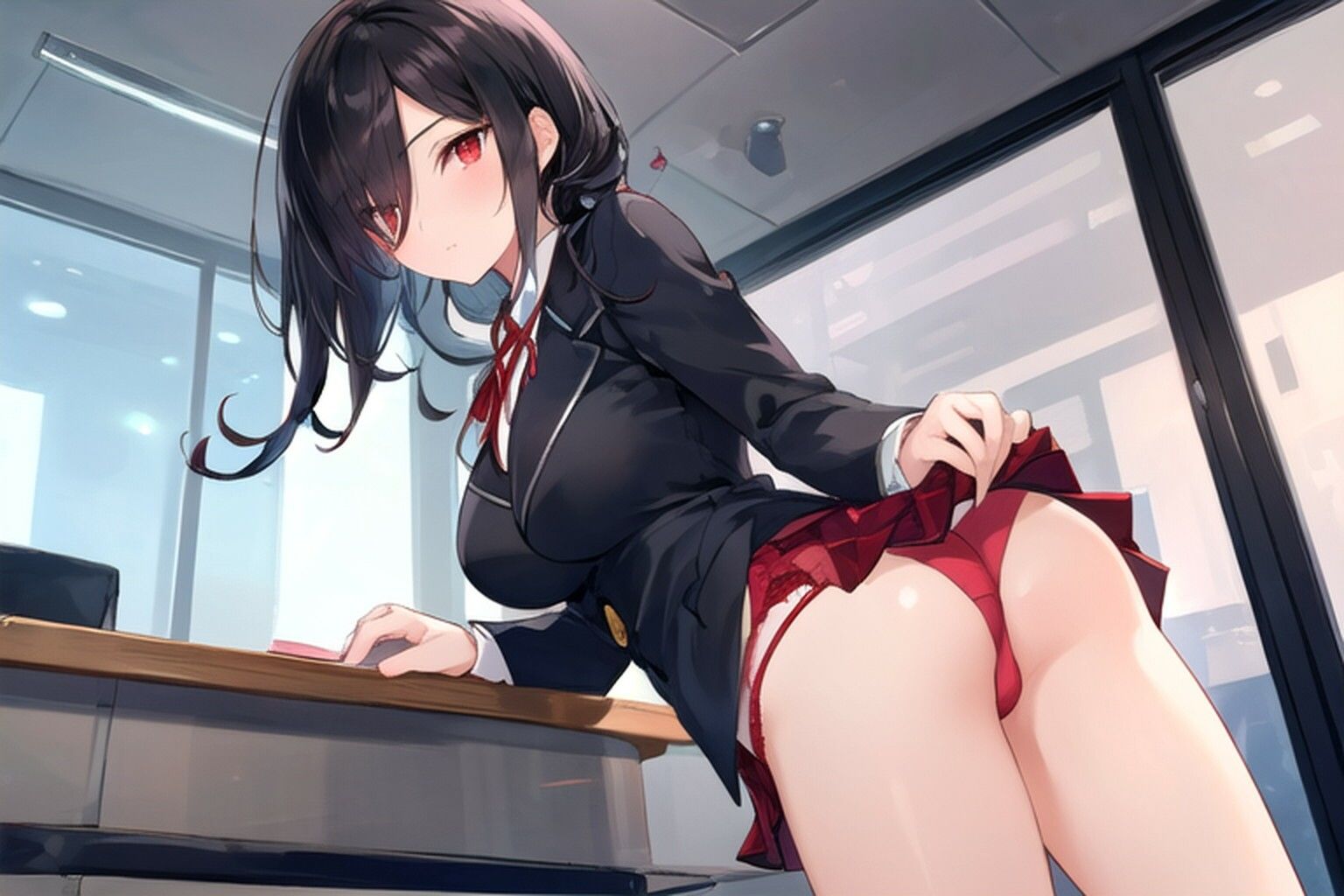 クールな先輩とエッチな会議 サンプル2ページ目