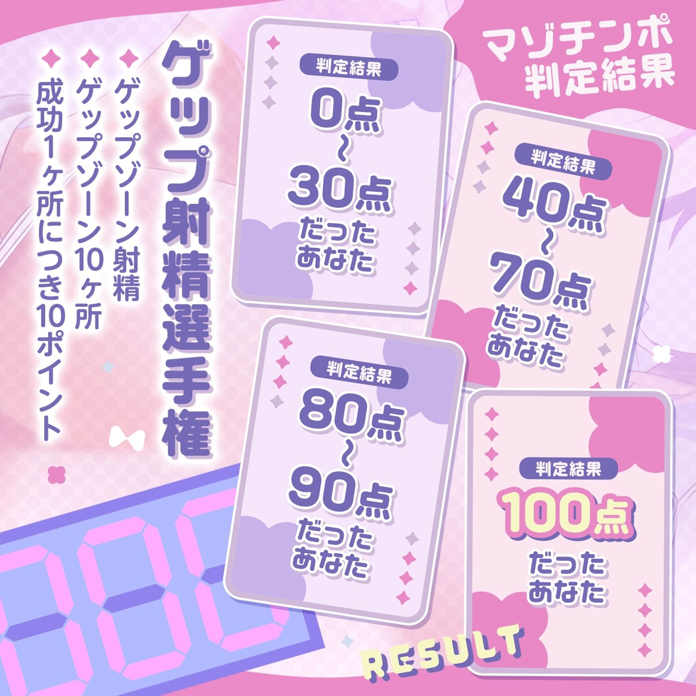 【脳イキ射精】ゲップ射精選手権【左右同時ゲップ（はーと）移動式シコシコボイス（はーと）マゾチンポ判定】 サンプル4ページ目