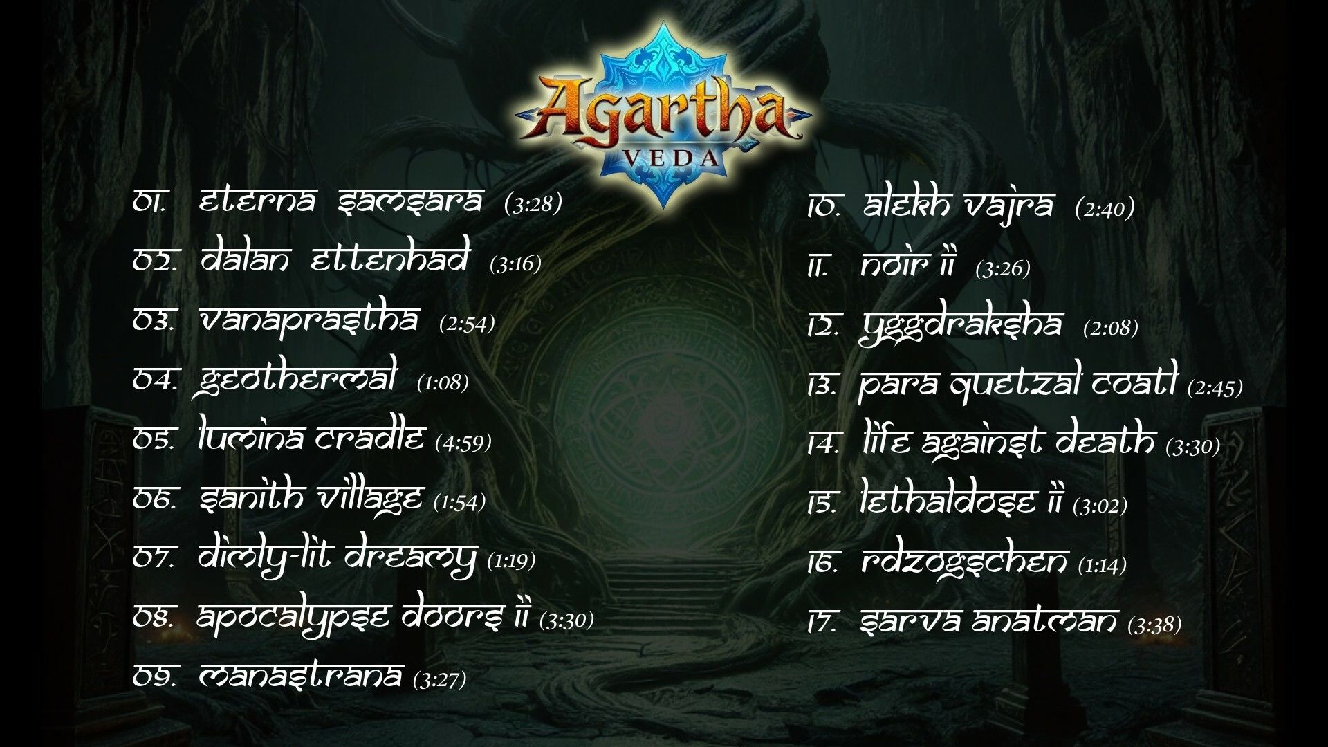 【BGM素材】Agartha Veda Game Music サンプル1ページ目