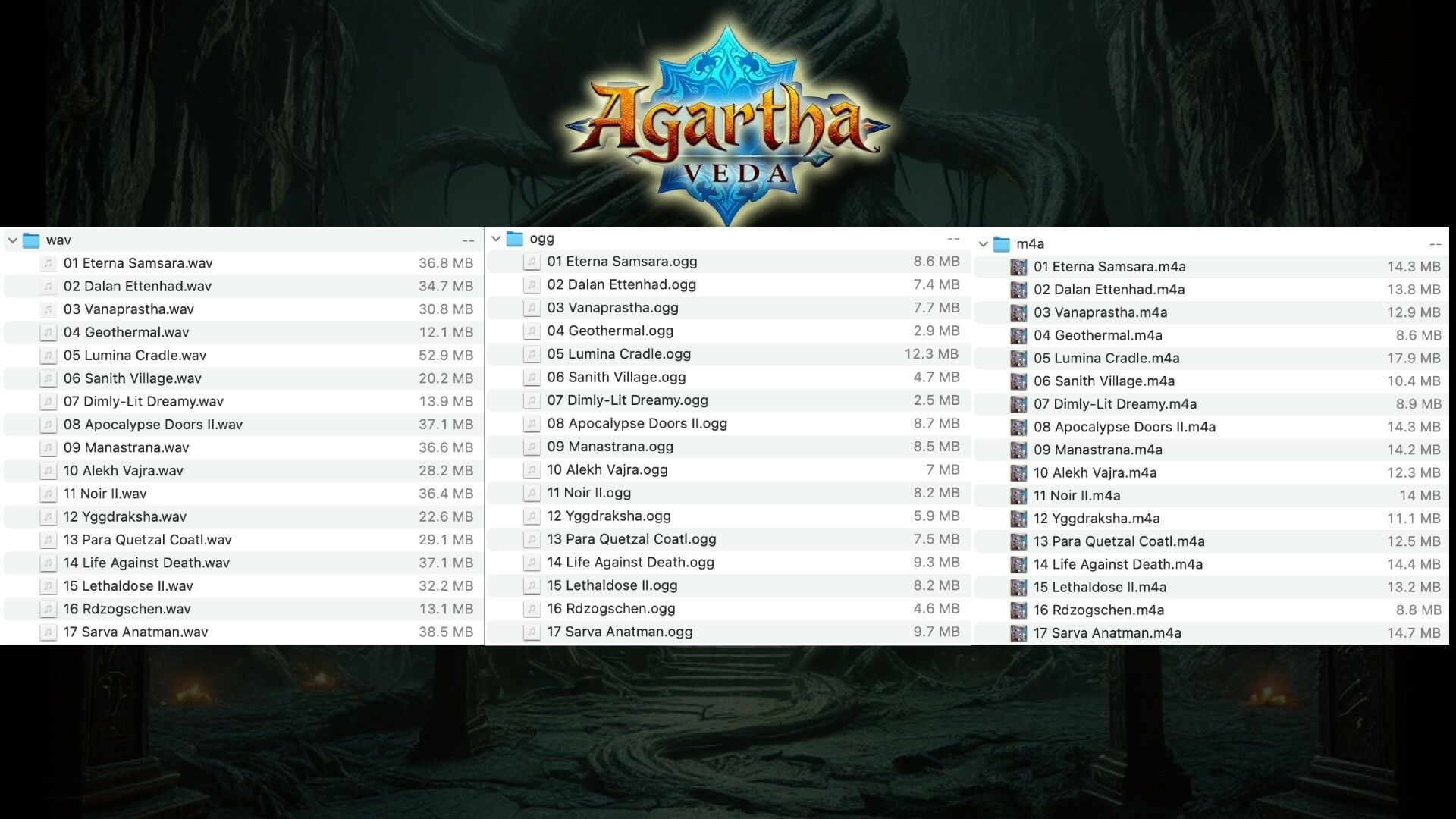 【BGM素材】Agartha Veda Game Music サンプル2ページ目