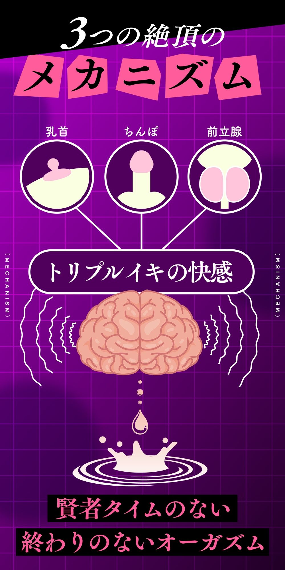ゼロから始める乳首イキ習得術！もう射精は不要になる？〜快感無限ループ♪ 乳首・前立腺・ち●ぽで絶頂トリップ〜 サンプル3ページ目