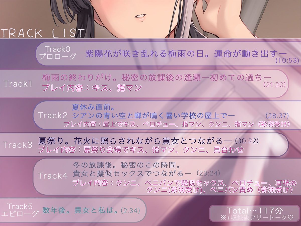 【すきすき囁き】愛が重めの先生に告白したら激重感情丸出しで溺愛され、貴女に堕ちる甘オホ百合えっち【KU100】 サンプル2ページ目
