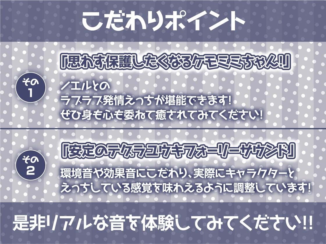 無口ケモミミちゃんと繁殖交尾【フォーリーサウンド】 サンプル7ページ目