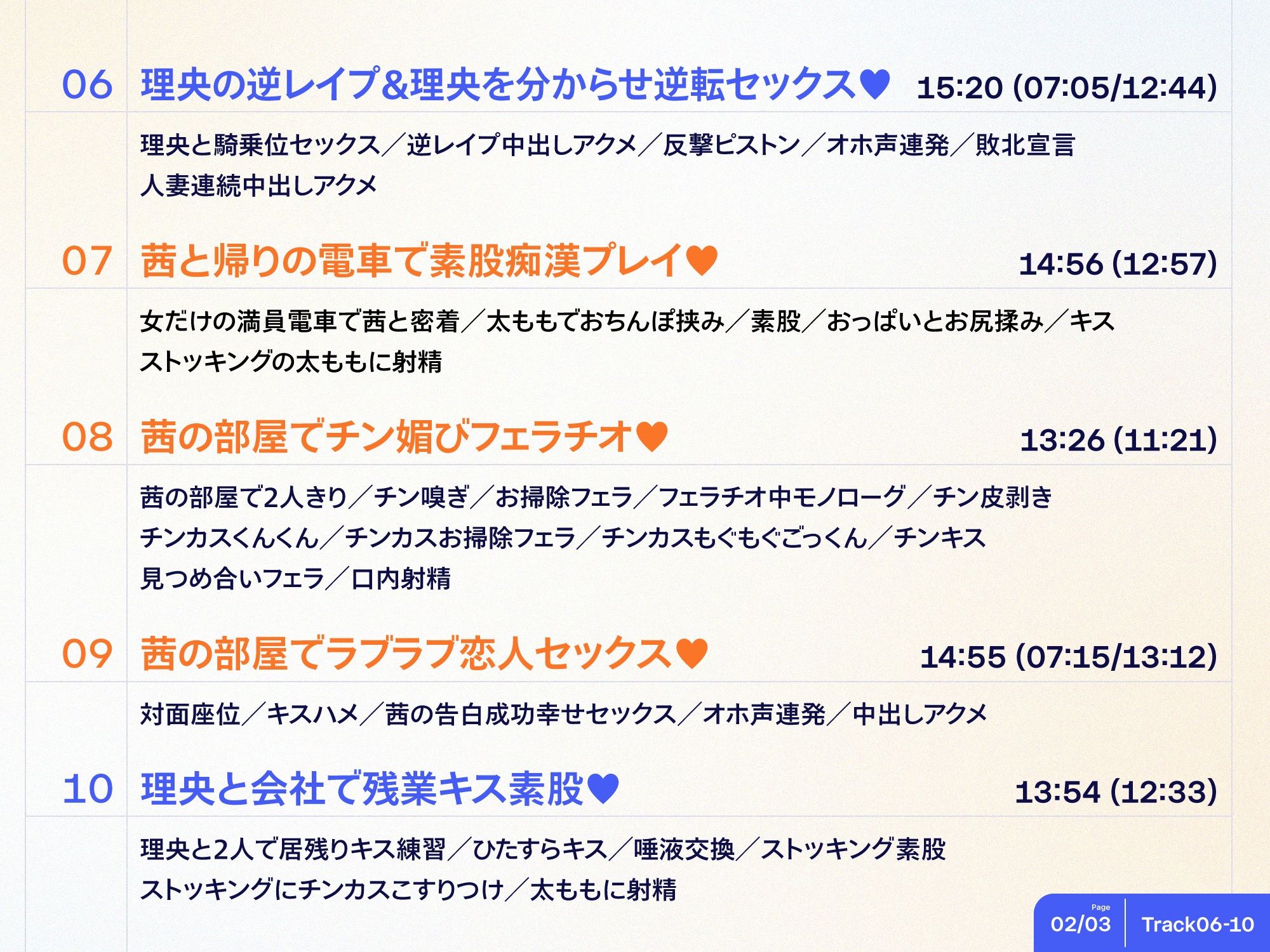 巨乳先輩OLがチンカス汚ちんぽに媚び媚びご奉仕してくれる新入社員研修♪【KU100】 サンプル6ページ目