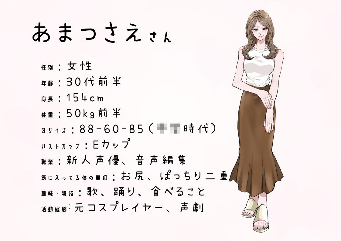 【同人実演お姉さん・元コスプレイヤー】わたしのオナニー事情 No.43 あまつさえ【オナニーフリートーク】 サンプル2ページ目