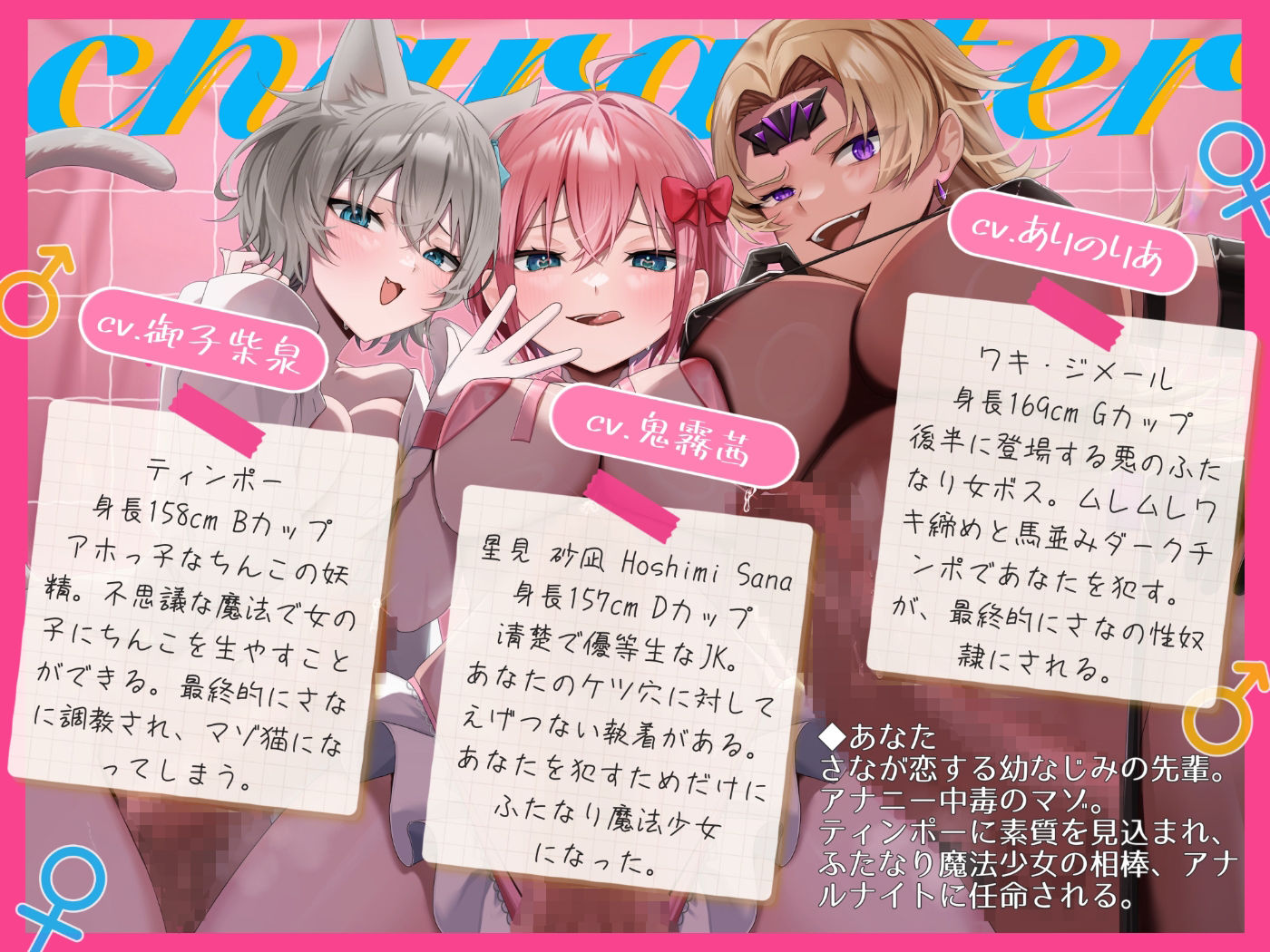 【マゾ向け】♀ふたなり魔法少女！♂〜アナル射精（はーと）掘られまくりのザーメンカーニバル☆〜【逆アナル】 サンプル2ページ目