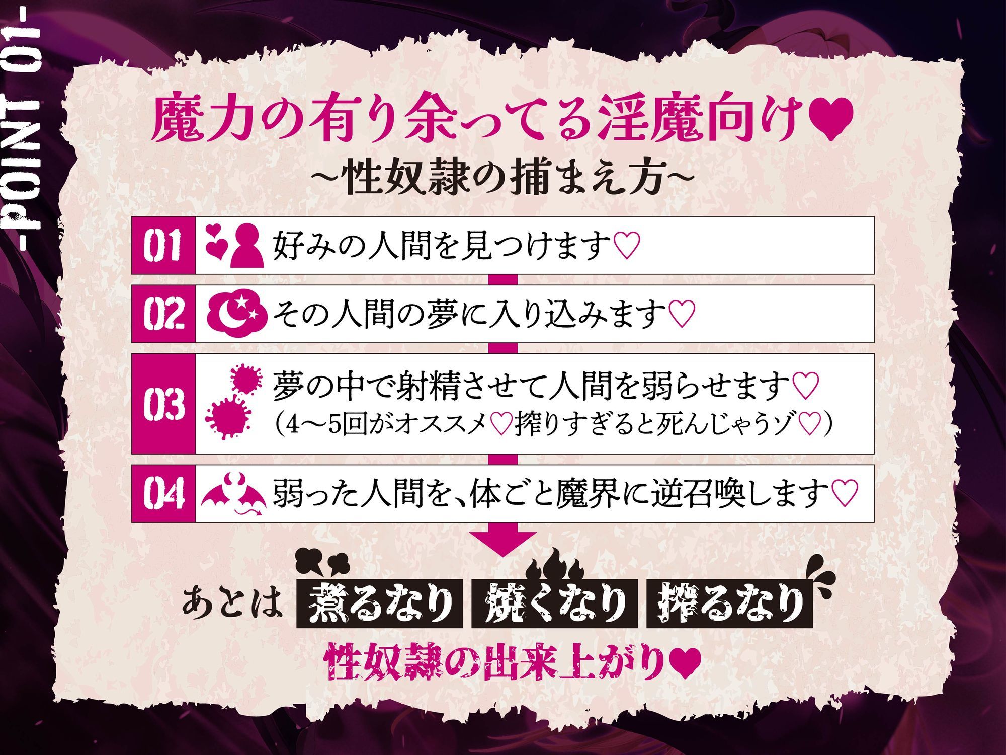 【逆レ】サキュバスと負け確SEXバトル〜あなたの運命は…死ぬまで淫魔のザーメンサーバー！？〜 サンプル5ページ目