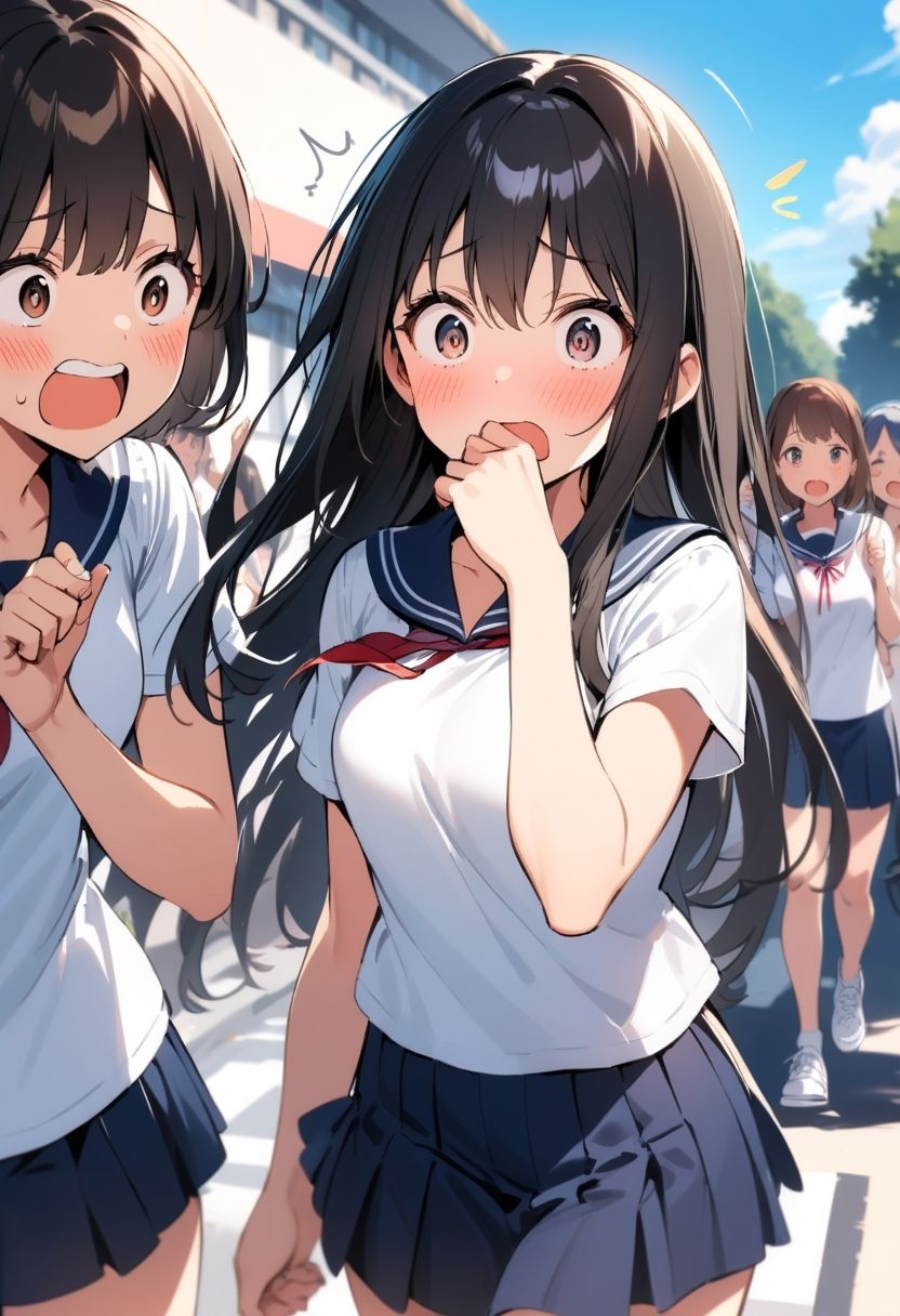 M男向けCFNMボイス  恥ずかしい短小包茎いじめ  女子校通学路編【第6話】軟弱な男子を全裸にして、小さな包茎チンポを丸出しで下校時刻の女子校の通学路を歩かせる虐め！ サンプル5ページ目