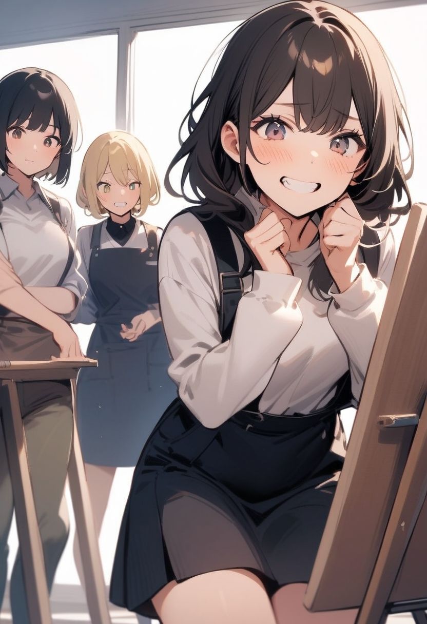 有栖川アリサのCFNM体験談 女子美大でヌードモデル！大勢の女子大生に小さな包茎チンポを笑われてしまう羞恥と屈辱のデッサン授業！ サンプル3ページ目