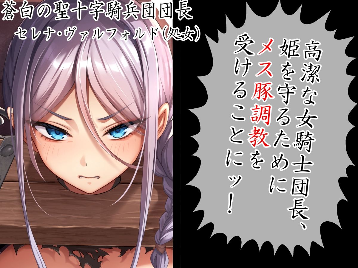 高潔女騎士団長、無様なる陥落！ 男前→メス豚化ッ！！ サンプル2ページ目