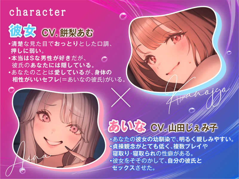 本当の寝取られ体験君の彼女、寝取られちゃってるよwww サンプル1ページ目