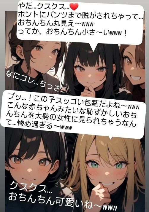 声優 木瀬流のチュエーションボイス  お姉さん達のチンポ鑑賞会  恥ずかしい短小包茎いじめ  M男向けCFNMボイス サンプル1ページ目