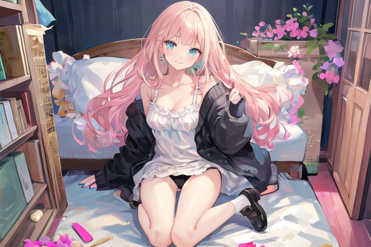 後輩ちゃんに攻められて…、もうちょっとだけ一緒にいてくれませんか？ サンプル3ページ目