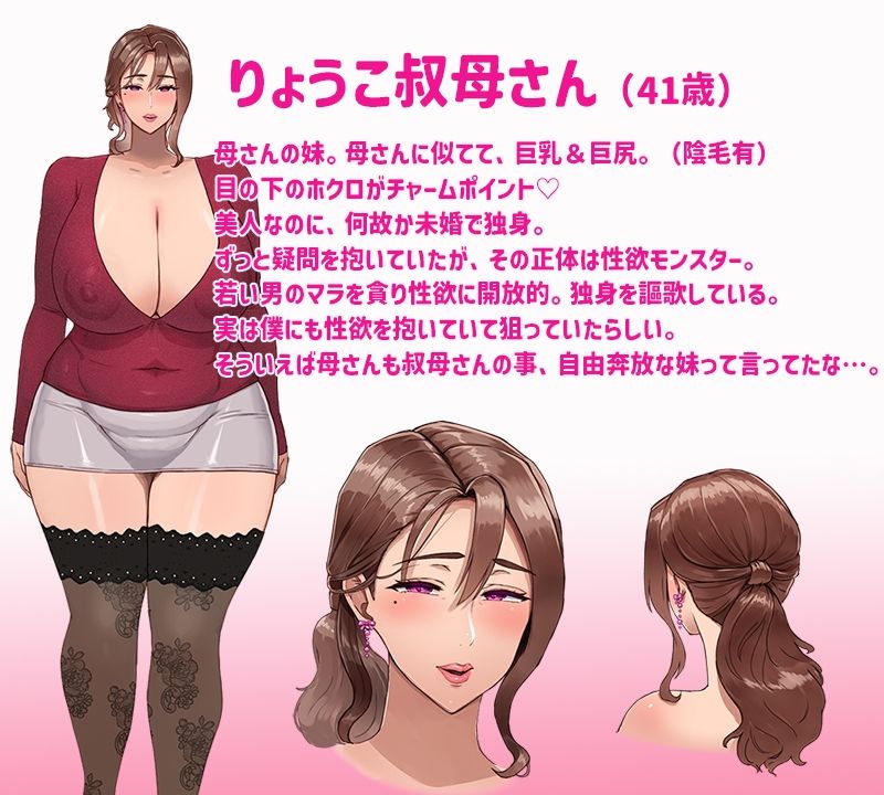 ドスケベりょうこ叔母さん〜僕のマラ喰い性日記〜【ねっとりKU100】 サンプル3ページ目