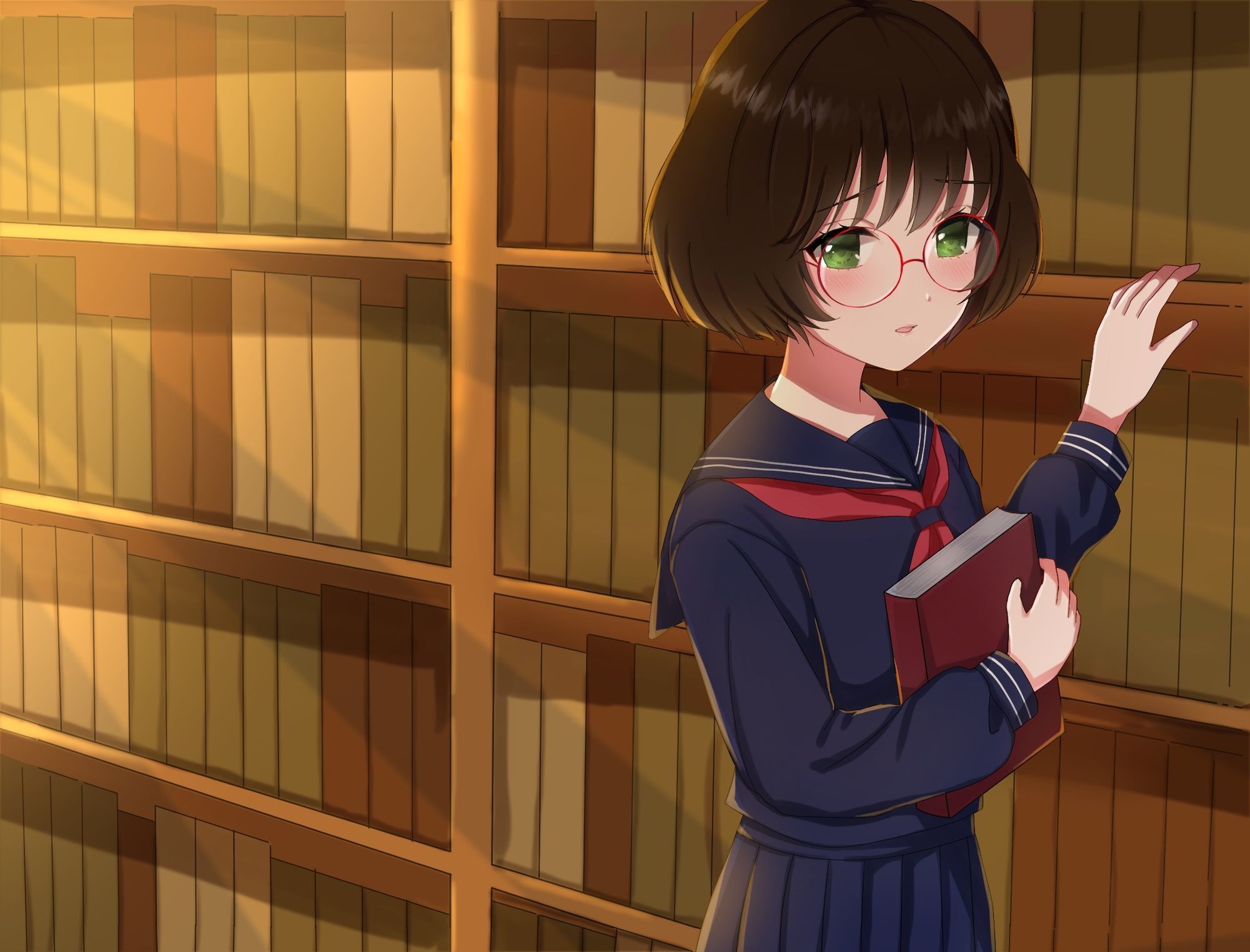 学園遊戯 〜内気な図書委員のキミは実はむっつりスケベだった話〜 サンプル4ページ目