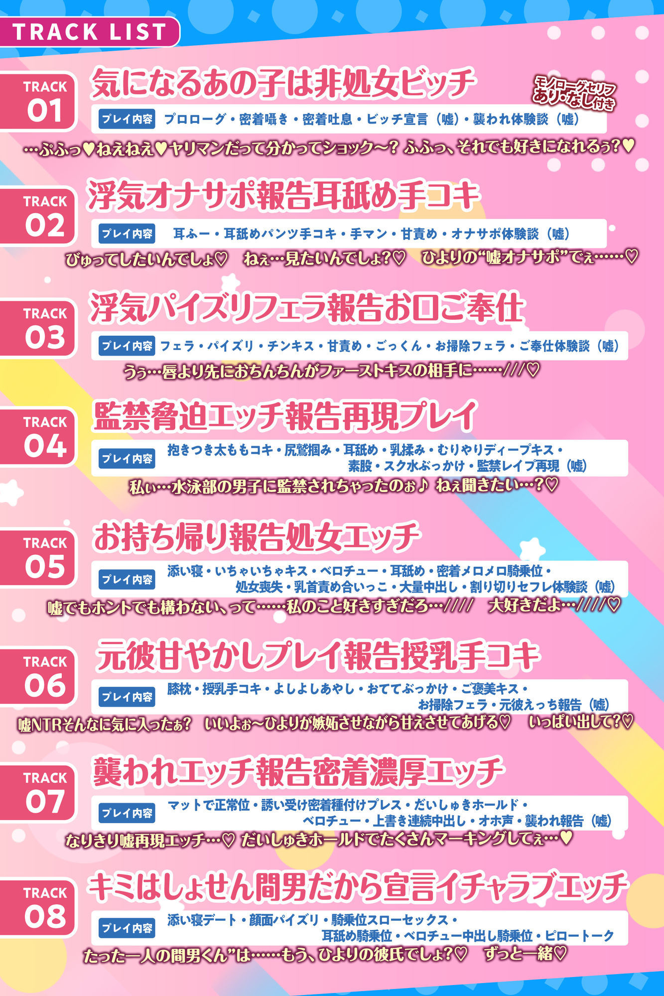 偽ビッチ処女JKの甘サドい嘘NTR報告〜嘘報告に鬱勃起しちゃって、ニヤニヤ煽りで甘責めされちゃう俺〜【純愛マゾいじめ】 サンプル8ページ目